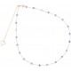 Maman et Sophie Girocollo collana con tanzanite Aurum in oro rosa 18kt