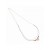 Maman et Sophie COLLANA DOPPIA Argento Nylon Pietre e charms rainbow
