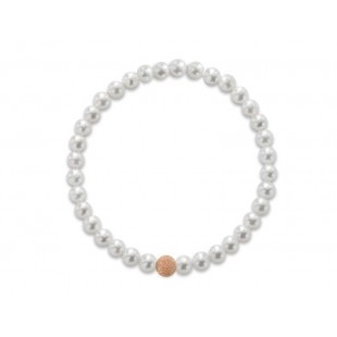 Coscia Le Lune Classic Bracciale Elastico con elemento in oro rosa