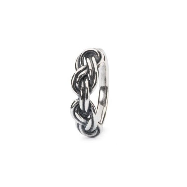 Trollbeads Anello in argento Nodo Savoia Savoy