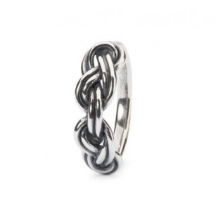 Trollbeads Anello in argento Nodo Savoia Savoy