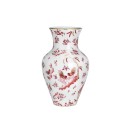 Richard Ginori 1735 Oro di Doccia Magenta Vaso ming in porcellana h30cm