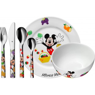 WMF Set pappa Topolino Mickey Mouse in porcellana bimbi bambini