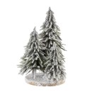 L'Oca Nera Natale Foresta del Nord - Boschetto con Neve 3 alberi 1XM810.10 NATALE