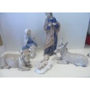 Nao by lladrò Presepe in porcellana lucida 5 pezzi natività natale