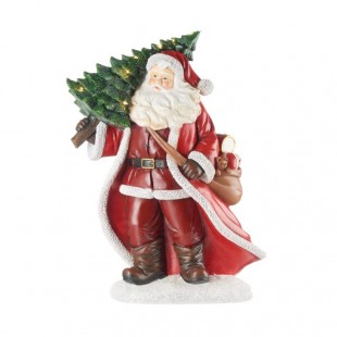 L'Oca Nera Natale Babbo Natale con albero grande ” Santa is here”