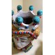 Verus Testa di Moro Donna Mediterraneo Colored Spirals caltagirone 35cm bianco
