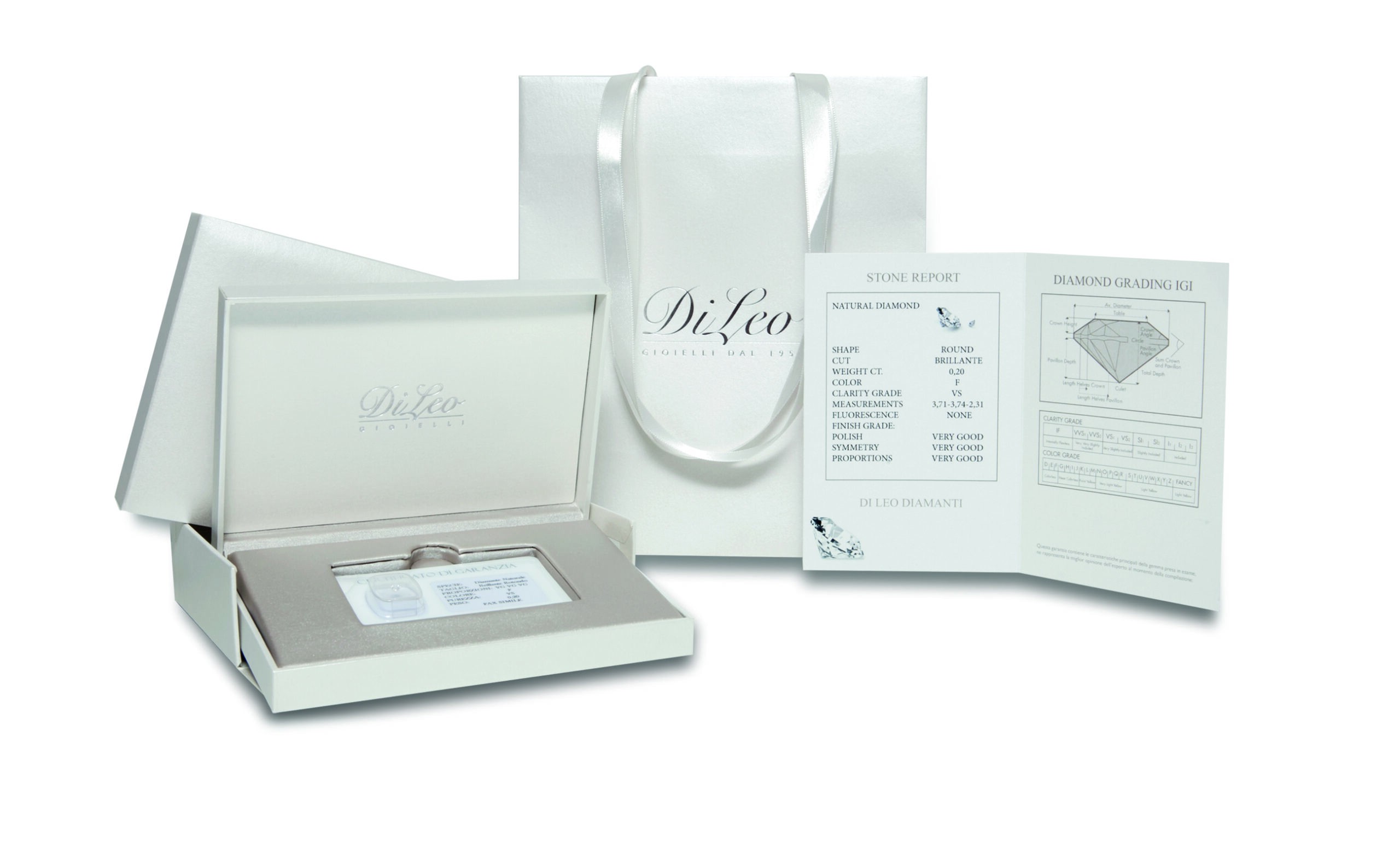 Di Leo Gioielli Diamanti blister F VS diamante LaGru