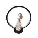 Lamart  Lampada da tavolo Le Lunette donna seduta 1037955 con palloncini
