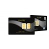 Lingotto oro 2 g – Naóri® Collezione – 2 lingotti da 1 g oro puro 999.9