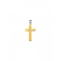 Zancan Croce in oro giallo 18kt con diamante EPE105GB