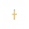 Zancan Croce in oro giallo 18kt con diamante EPE105GB