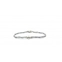 Spadarella Bracciale Spadino aereo con pepite in argento e ematite
