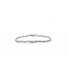Spadarella Bracciale Spadino aereo con pepite in argento e ematite