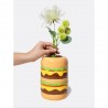 DOIY vaso decorativo Hamburger panino ceramica