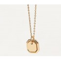 PDPAOLA Collana Donna Argento Dorato 925 Piastra Lucida CO01-435-U