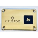 Crusado Ciondolo Blister Cavallino a dondolo Oro Giallo 18kt E Diamante con astuccio