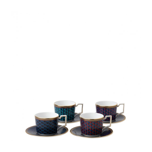 Wedgwood BYZANCE tazza espresso con piattino (set 4pz)