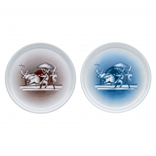 ALESSI AA03SET2  vivanapoli set 2 piatti pizza