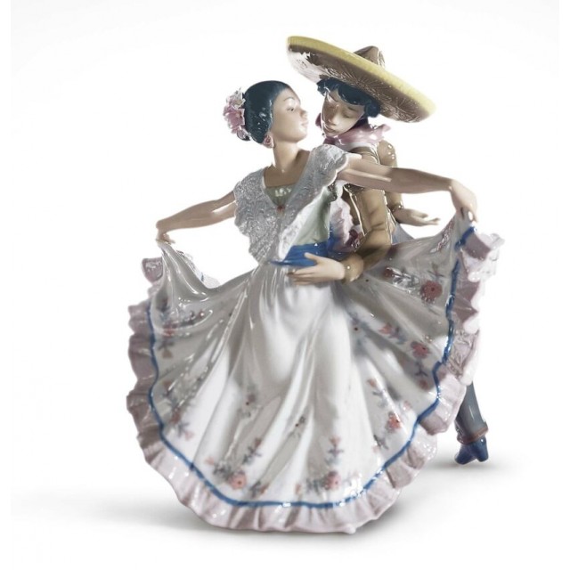 Lladrò MEXICAN DANCERS 01005415 Ballo Messicano porcellana statua figurine