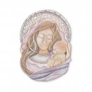 Cartapietra Quadro Formella sagomato Carezza della sera 36 x 52 cm  110588RA rosa maternità