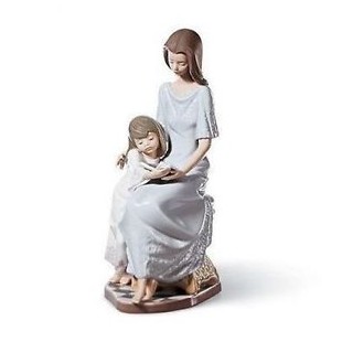 Lladrò LA FIABA Bedtime Story Mother Figurine