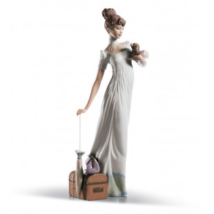 Lladrò ALTA' SOCIETA' Traveling Companions Woman Figurine