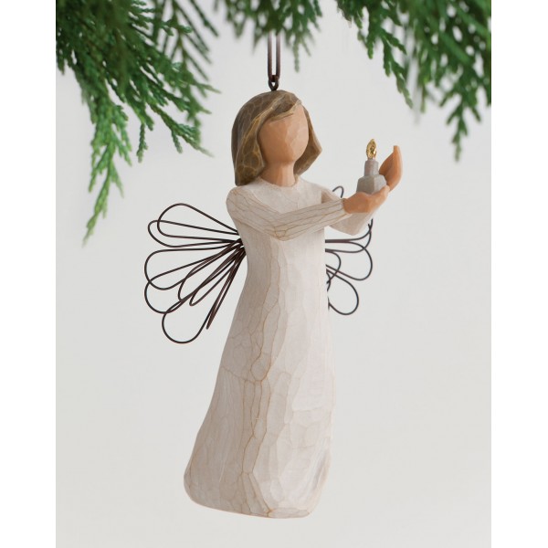 Willow Tree Angel of hope Ornament 26066 statuina da appendere Angelo della  speranza - LaGru