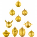 Alessi Palla per albero di Natale AMJ13 GOLD in vetro soffiato presepe