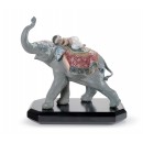Lladrò Figurina Elefante festival a Jaipur