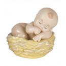 NAO by Lladrò Bomboniera Where Babies come from? Da un nido? Completa di confezione battesimo nascita