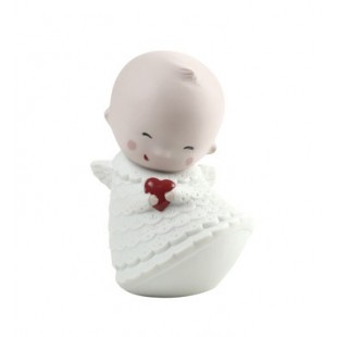 NAO by Lladrò Bomboniera PICCOLO ANGELITO angelo Completa di confezione Nascita battesimo bimbo