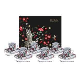 Tokyo Design Studio Magical Crane Espresso Set caffè 18pz Gru