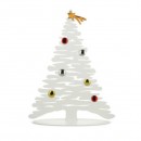 Alessi Bark for Christmas BM06 Albero in Acciaio colorato con resina epossidica con magneti in Porcellana