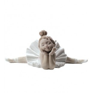 NAO by Lladrò Bomboniera Sognando il Saggio Ballerina Completa di confezione battesimo nascita