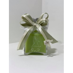 Bomboniera Bottiglia Liquore 20cl Cuore completa di confezione confetti personalizzabile matrimonio comunione laurea