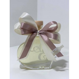 Bomboniera Bottiglia Liquore 5cl Cuore completa di confezione confetti personalizzabile matrimonio comunione laurea