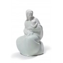 Lladrò Figura Presepe Madonna con Bambino e San Giuseppe Natività bianca