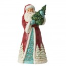 Jim Shore Heartwood Creek Santa with tree Figurine