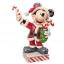 Jim Shore Mickey Mouse With Candy Canes Figurine Disney