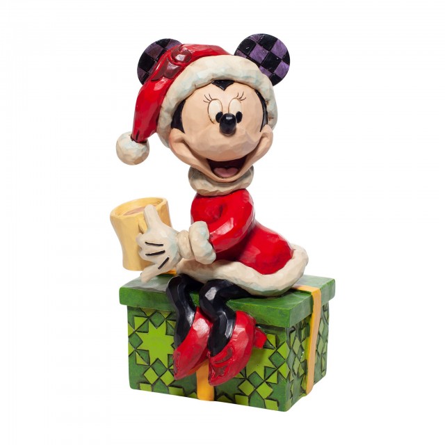 Jim Shore Minnie Mouse with hot chocolate Figurine Disney