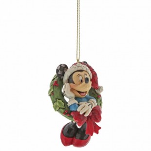 Jim Shore DISNEY Minnie Ornament Addobbo albero di Natale