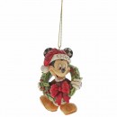 Jim Shore DISNEY Mickey Mouse Ornament Addobbo albero di Natale Topolino