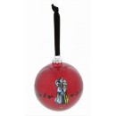 DISNEY Enchanting Cruella Devil Bauble Addobbo albero di Natale Sfera in vetro Credelia Demon La carica dei 101