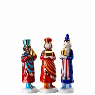 Hutschenreuther Figure di Natale 2020 Set "I tre re Magi" in porcellana