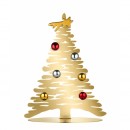 Alessi Bark for Christmas BM06/30 W Albero in Acciaio colorato con resina epossidica con magneti in Porcellana ORO