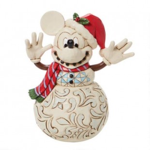 Jim Shore 6008976 Mickey Mouse Snowman Disney Traditions