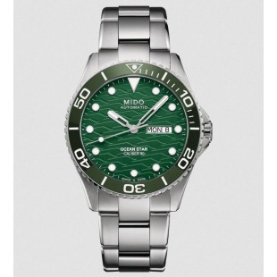 Mido Ocean Star 200C Orologio uomo Acciaio Inossidabile Lunetta girevole + ceramica