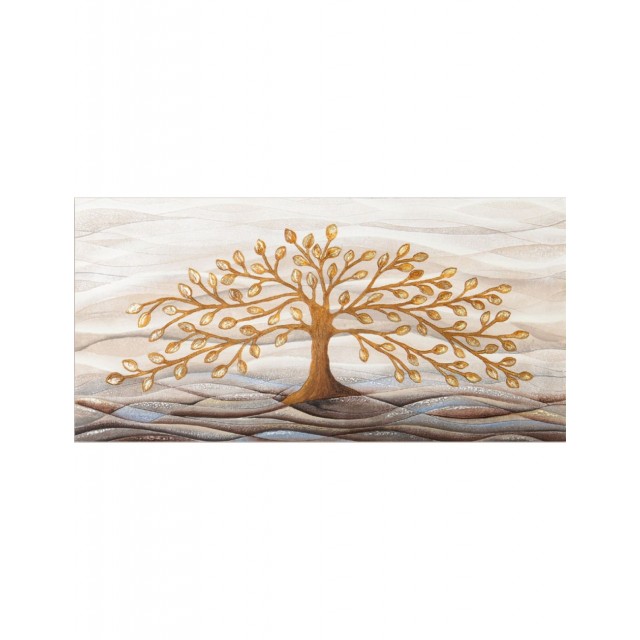 Cartapietra Quadro Albero della vita 100*50cm colore ORO