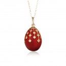 Tsars Collection Peter Carl Collection Collana in argento ROSSO